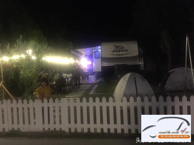 露营地的房车生日会 第一次体验杰克拖挂